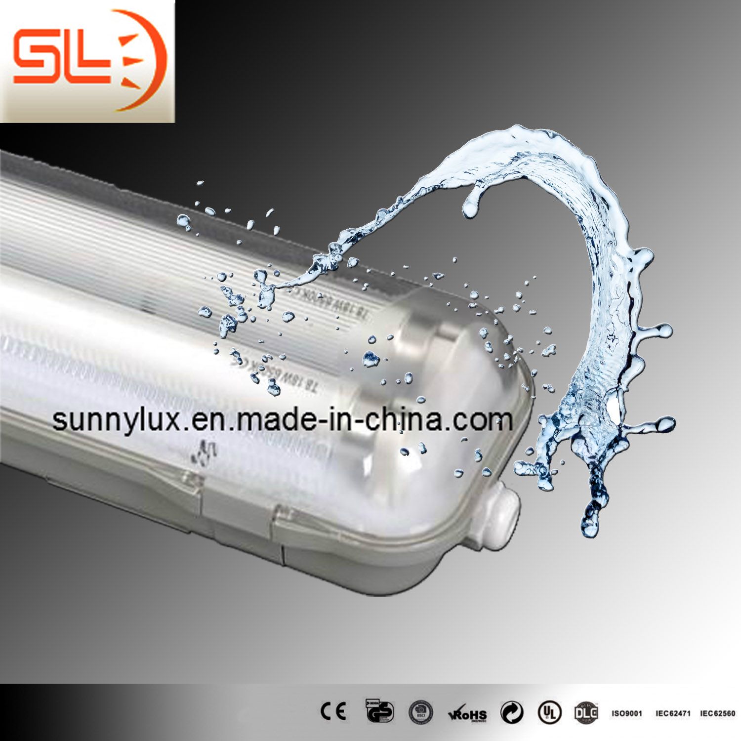 Outdoor IP65 T8 2*58W Waterproof Light