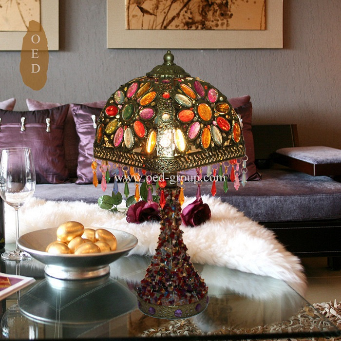 Golden Creative Handmade Table Lamp Romantic Dining Lamp From China