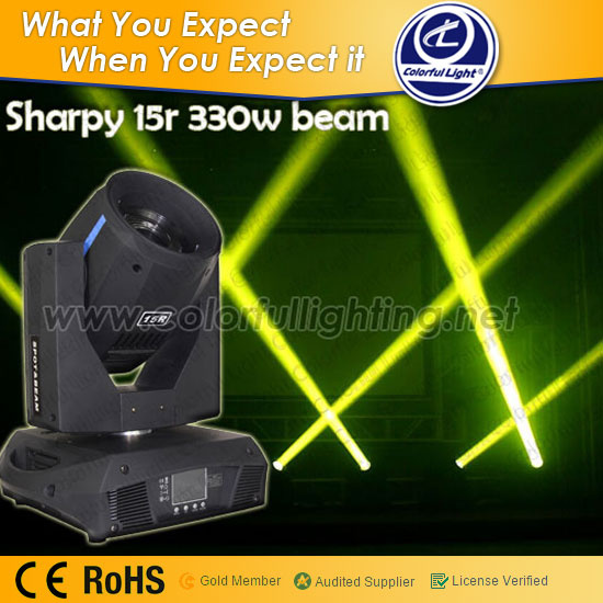 Colorful Light Sharpy 330W 15r Beam Moving Head Light