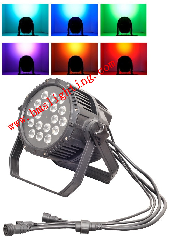 18 RGBW 4in1 Outdoor Stage LED PAR Light