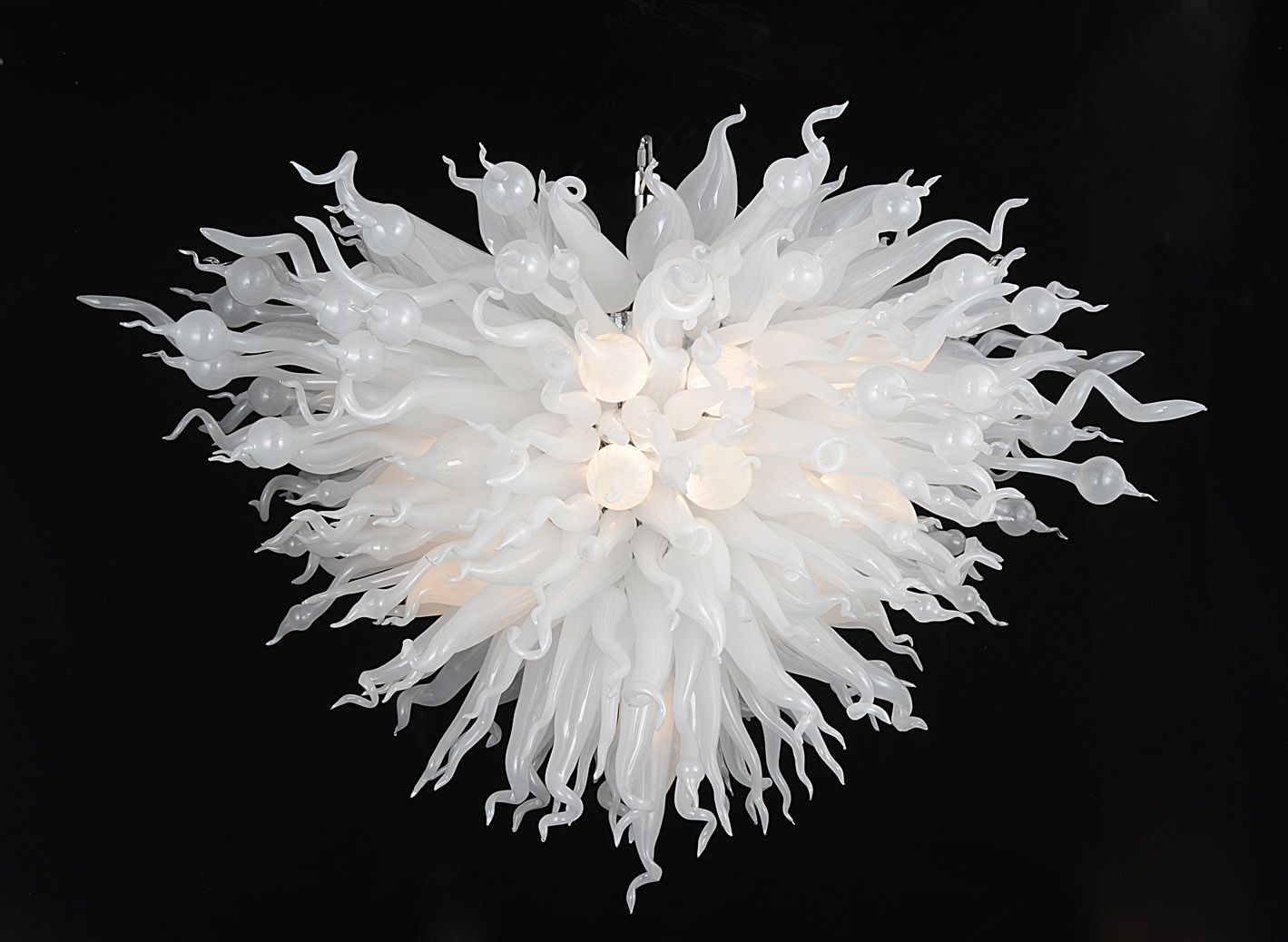 Modern Bright Chandelier Pendant Lamp White Chandelier