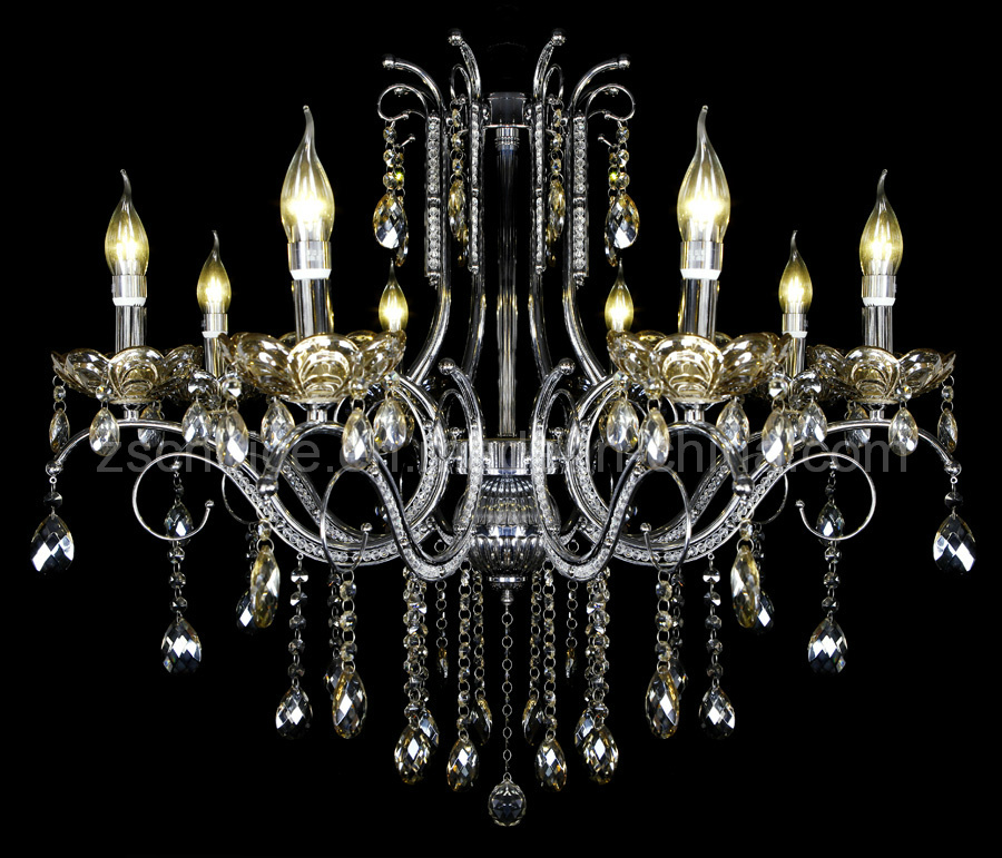 Elegant Iron Crystal Chandelier (8028-8)