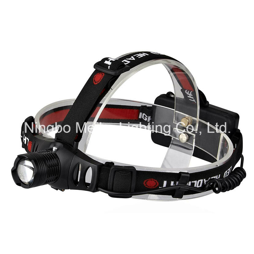 CREE LED Portable Camping Outdoor Light Rechargeable Zoom Headlamp (MK-3358)