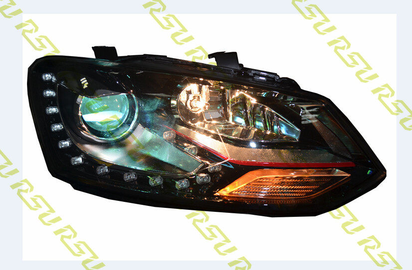 Polo Gti Headlamp W/Red Line/Xenon/LED