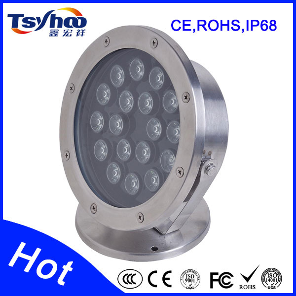 Multicolor Sunshine Stainless Steel IP68 LED 18W Pool Light