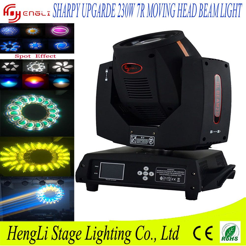 New 200W 5 R / 230W 7r Sharpy Beam Moving Head Stage Light