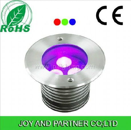 9W RGB LED Inground Garden Light with Plastic Sleeve (JP82533)