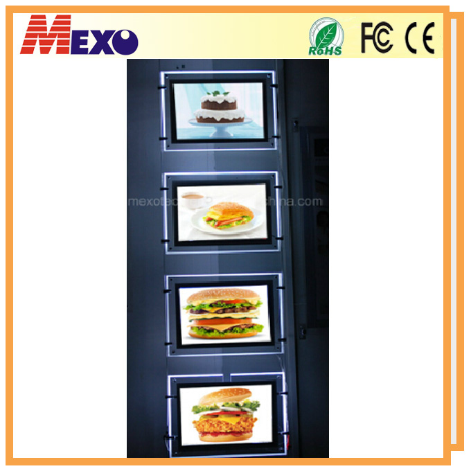 Hanging Acrylic LED Slim Light Box for Advertising (CSH)