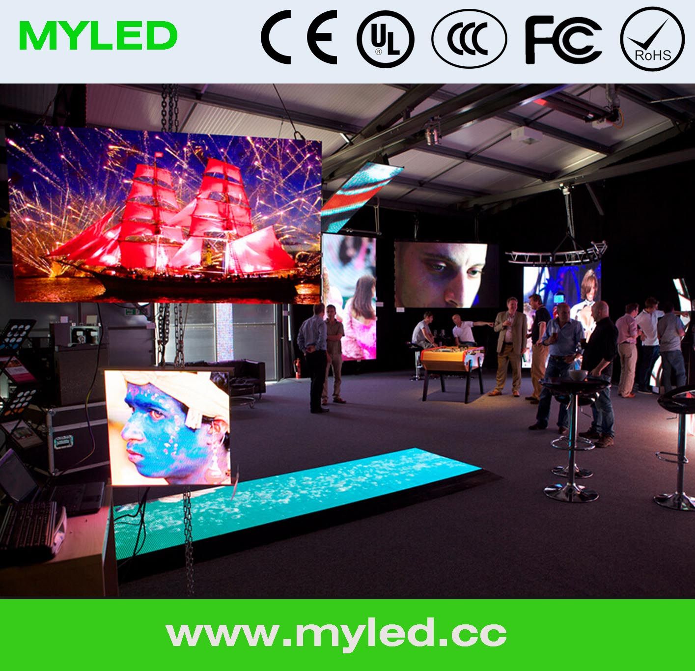 Indoor Die-Casting Cabinet Rental LED Display