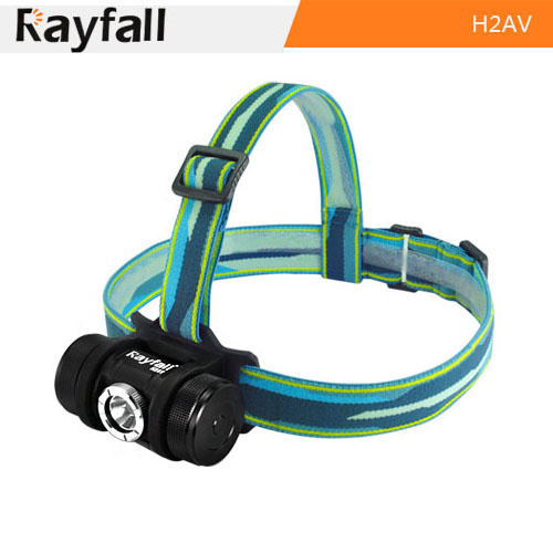 High Waterproof Rate Ipx8 Rayfall Aluminum LED Headlamp (Model: H2AV)