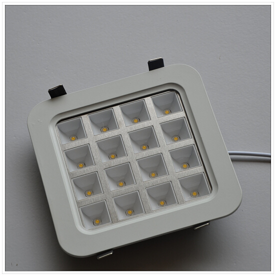 6.0USD 16W Square (round angle) Nature White LED Ceiling Light