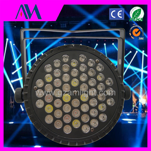 Indoor 54PCS* 3W RGBW Flat LED PAR