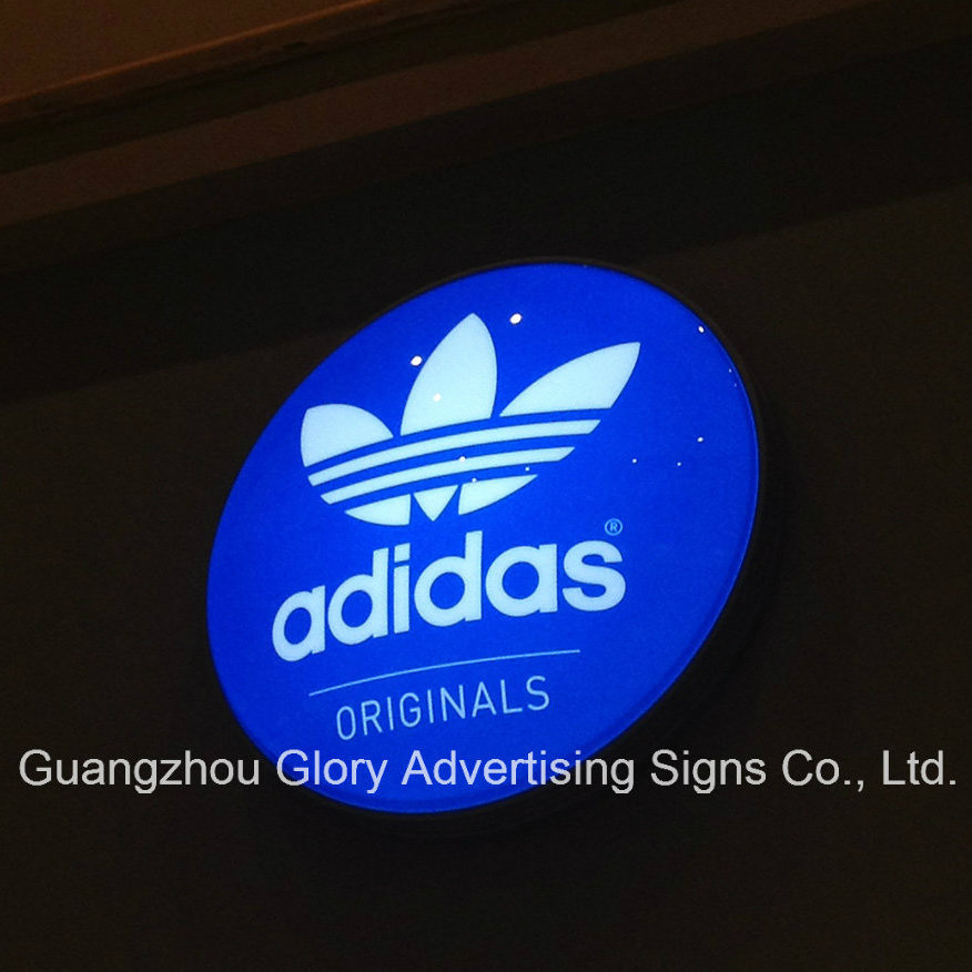 Round Light Boxes Acrylic Signage /LED Light Box