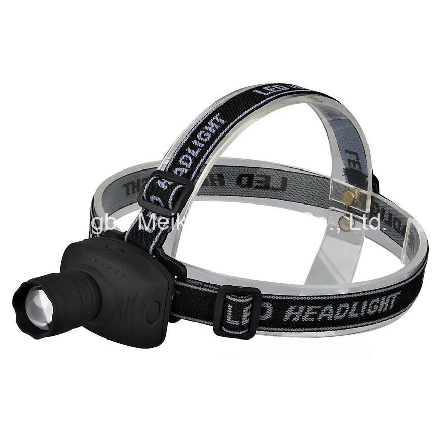 Portable Camping Outdoor Light 1watt LED Telescopic Zoom Headlamp (MK-3347)