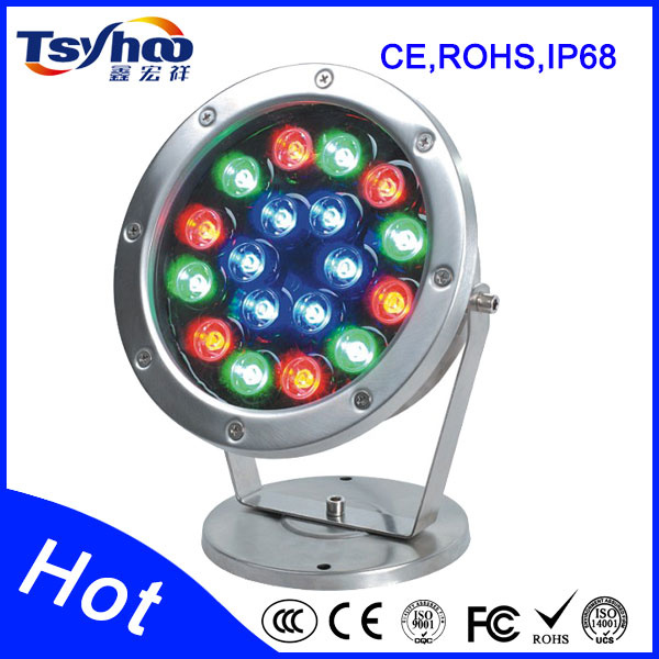 Dancing Founain IP68 RGB Stainless Steel Underwater LED Fountain Light