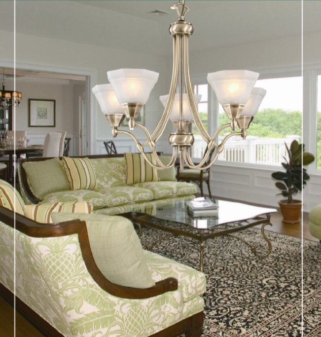 Swanlake Alloy Glass Chandelier Light Pendent Lamp (TAE1055)