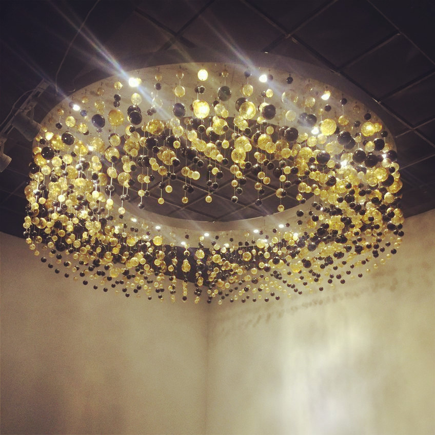 Custom Design Bubble Glass Chandelier for Hotel