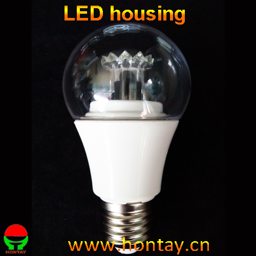 A60 LED Bulb with Lens Heat Sink