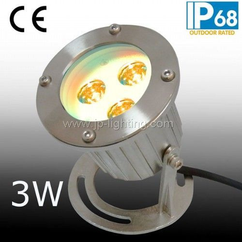 IP68 3W LED Underwater Spot Light with Bracket (JP90031)