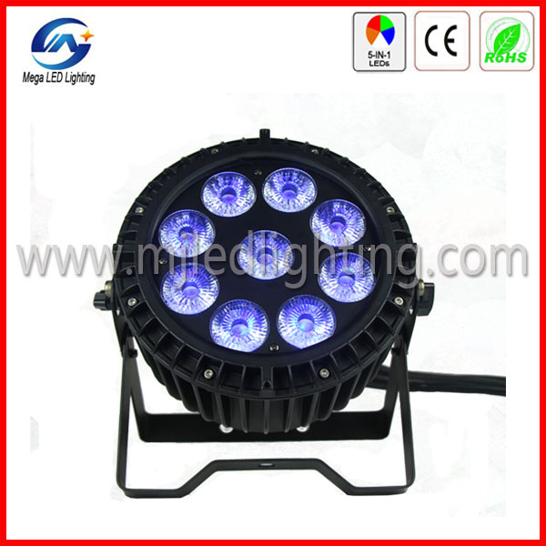 New PAR LED IP65 RGBWA+UV DMX Stage Light