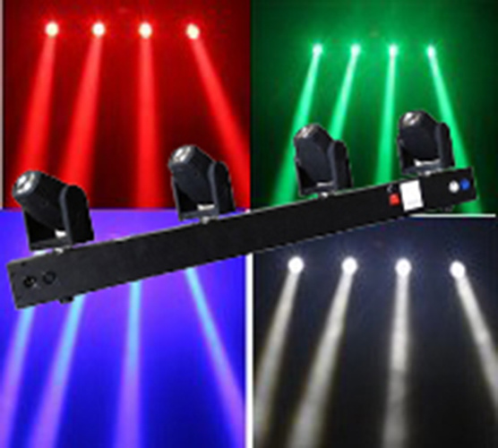 LED Moving 4-Head Beam Stage Light