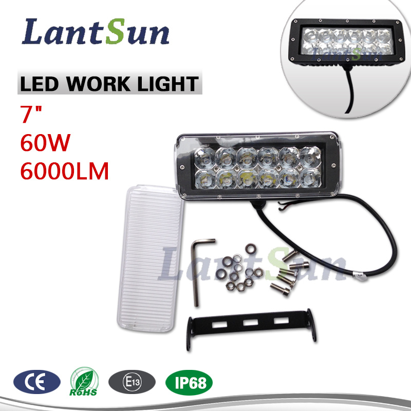 60W Spot/Flood Beam LED Work Light Car Light