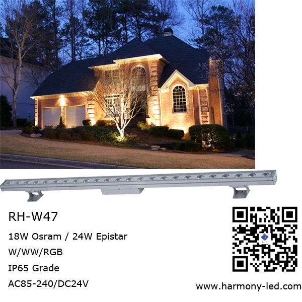 IP65 18W Outdoor LED Exterior Building Wall Washer Manual