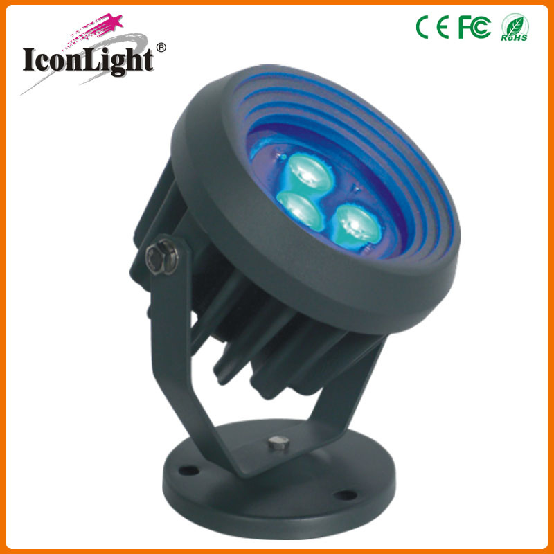 Round IP65 3*3W LED Spot Light for Street Garden