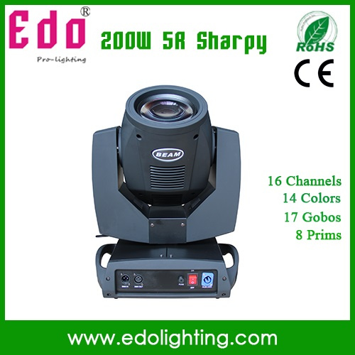 2015 Hot Sale Free Shipping 200W 5r Beam Light Sharpy DJ Light Disco Moving Head Light