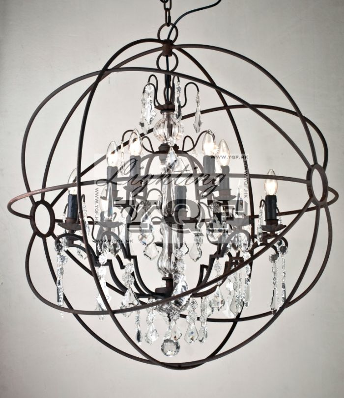 Globe Chandelier (YQF1310D87RD)