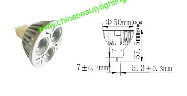 (3W) LED MR16 LED Spot Light LED Bulb