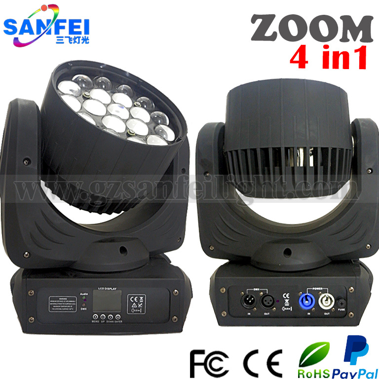 19PCS*12W LED Moving Head Zoom Light