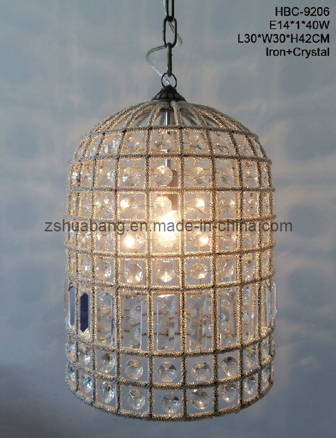 Bundled Crystal Bird Cage Chandelier (HBC-9206)
