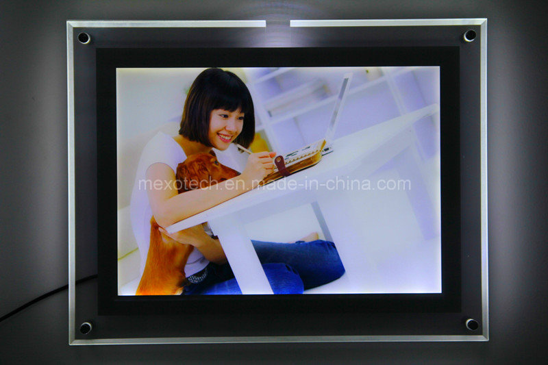 Ultra Thin LED Advertising Light Box with Cutout Design (CSW02-A4L)