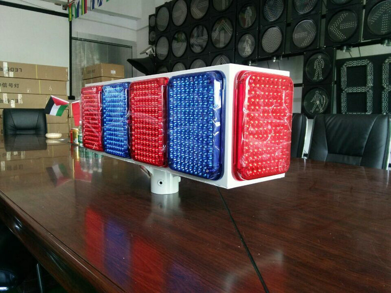 Large Solar LED Flash Warning Light/Traffic Light