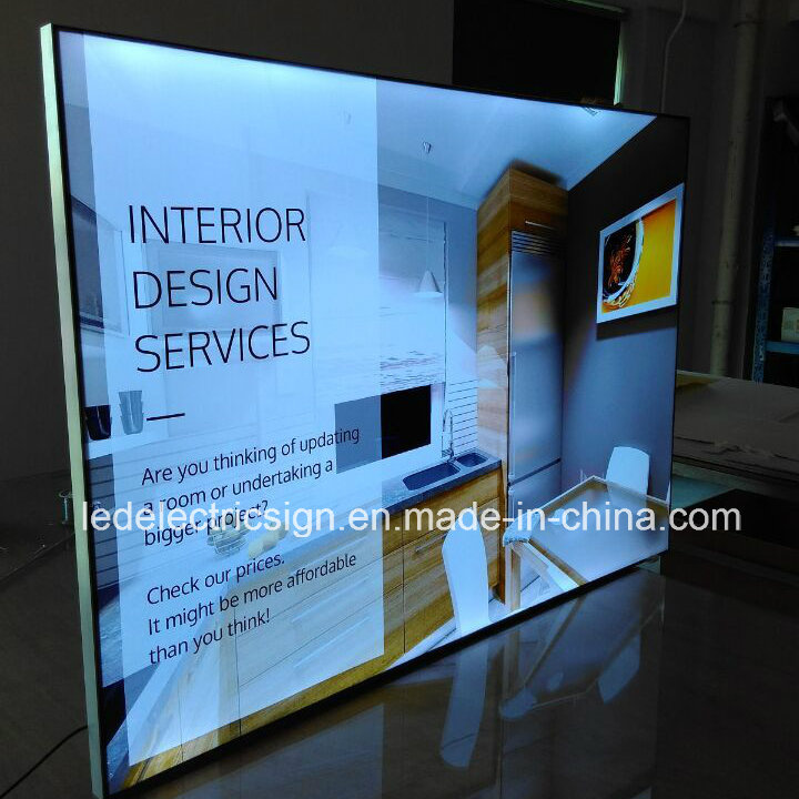 LED Frameless Fabric Backlit Light Box for Advertising Billboard