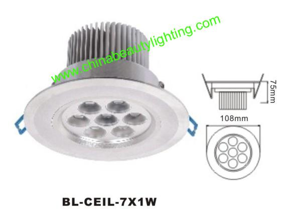 7W LED Light LED Downlight LED Ceiling Light