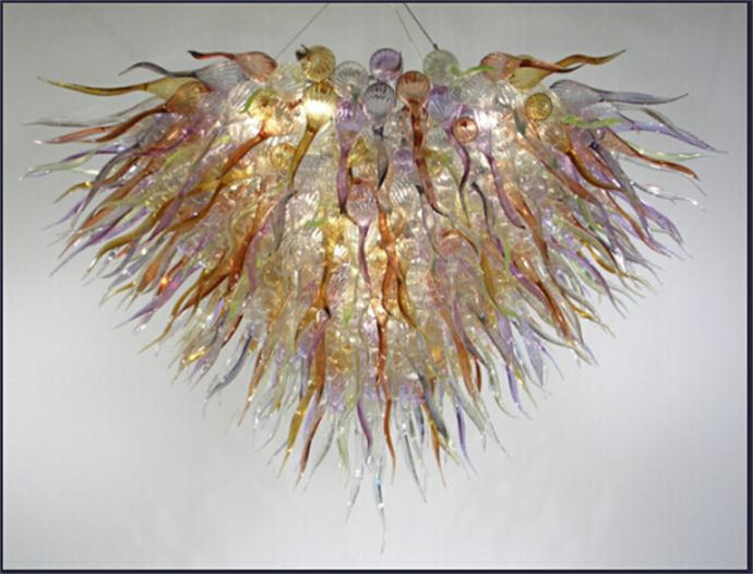 Clear Glass Ceiling Light Luxury Modern Crystal Chandelier