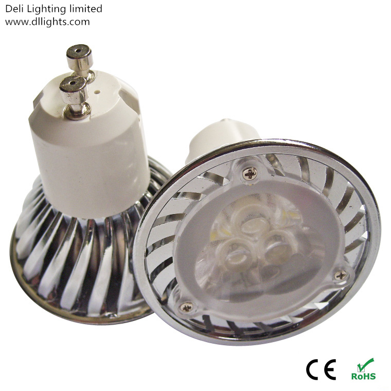 Replace 8W Halogen Bulb Dimmable 3W GU10 LED Spotlight