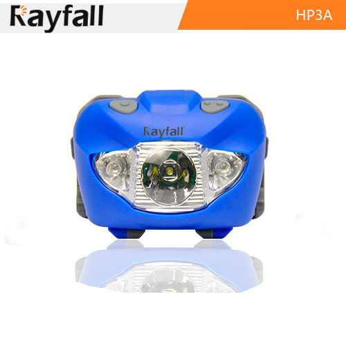 Rayfall LED Headlamp-CREE R3 LED 3AAA W/ Red, White Multi Color Beam