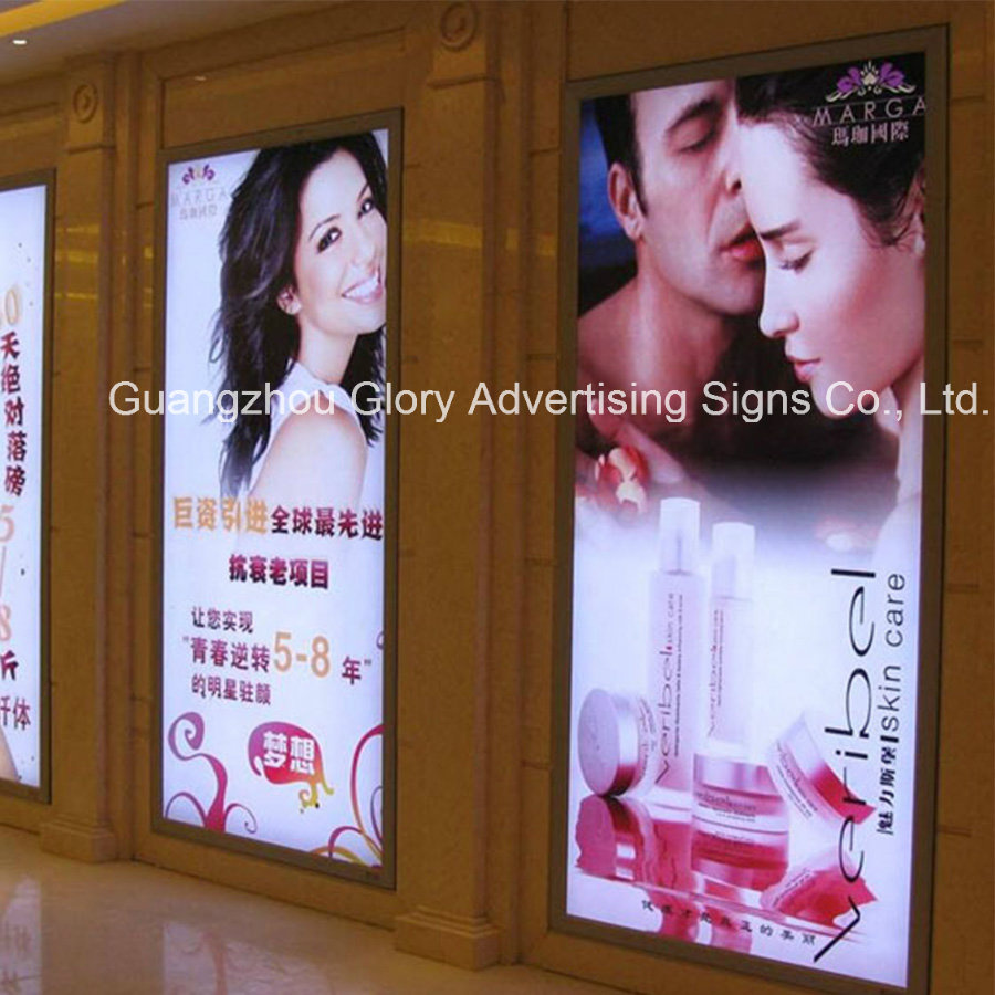 Slim Aluminum Side Open Frames for Picture LED Light Box