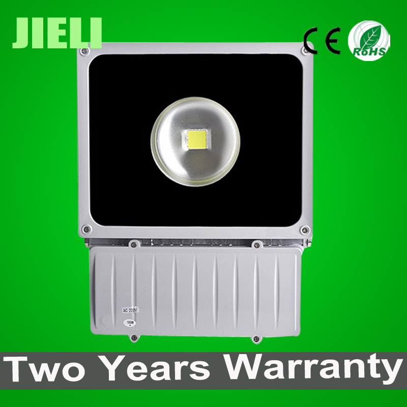 Outdoor 100W Black LED Flood Light with Lens