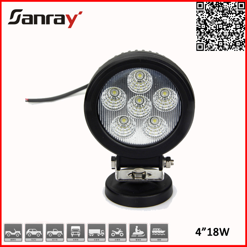 4 Inch 15W Round CREE LED Work Light