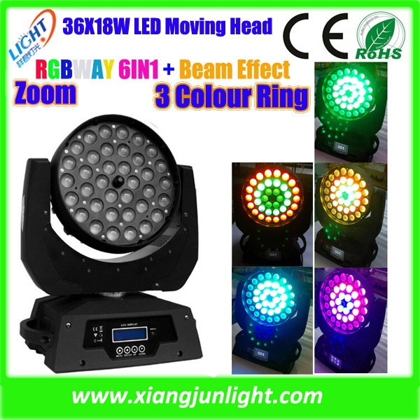 36X10W LED Moving Head Light Wash Beam Light