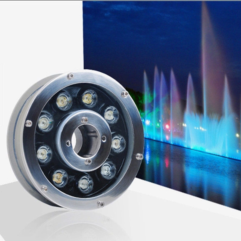 High Power 9W White LED Underwater Lamp