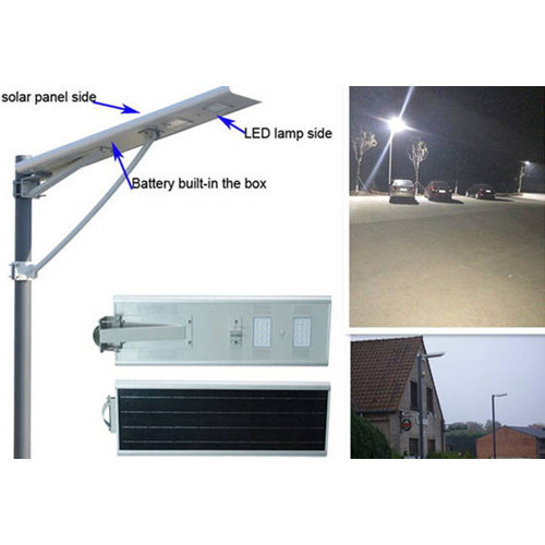 50W All in One Solar Panel LED Outdoor Walkway Roadway Street Lights Fixture