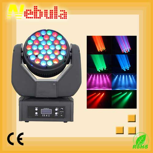 Nebula Newest 2015 Hot Products 37 * 3W Beam Moving Head LED Light