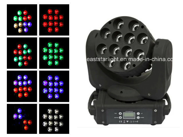 12PCS*10W CREE LED Light Moving Head Stage Light