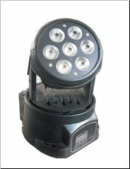 7*12W Colour Mini LED Moving Head Wash Light