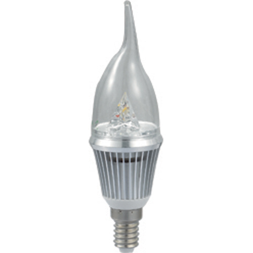 3X1w E14 Lamp Base Aluminium LED Light Bulb